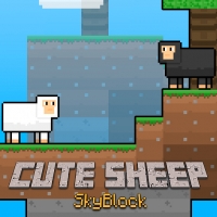 Cute sheep skyblock