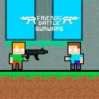 Friends battle gunwars