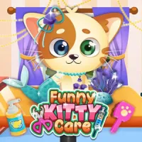 Funny Kitty Care Play