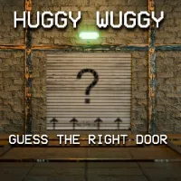 Huggy wuggy guess the right door