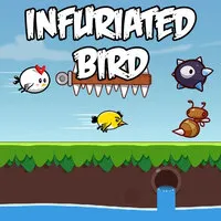 Infuriated bird