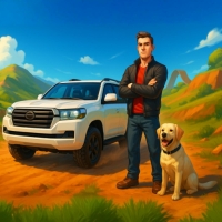 Land cruiser offroad driver