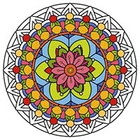 Mandala coloring book