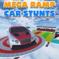 Mega ramp car stunts