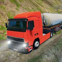 Oil tanker truck transport