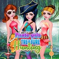 Pirates Girls Treasure hunting