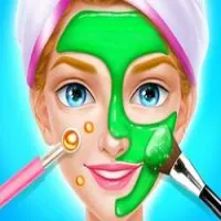 Spa salon makeup artist