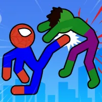 Stick man battle fighting