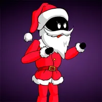 Stickman santa