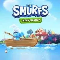 The smurfs cleaning ocean